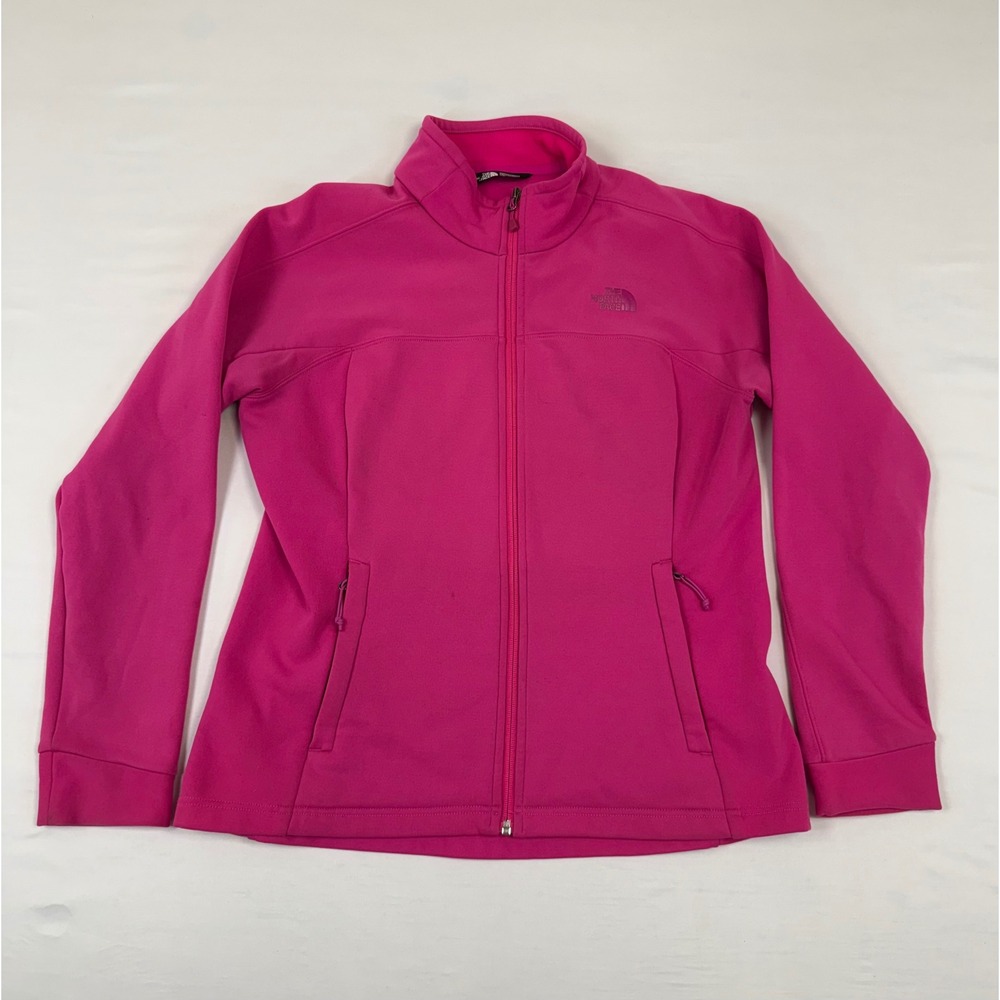 The North Face 200 Cinder Full Zip Jacket Women's Large Pink Fleece NF00CP5L